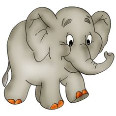 Cute Elephant Clipart - Tumundografico