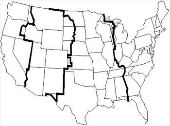 Time Zone Map Clipart