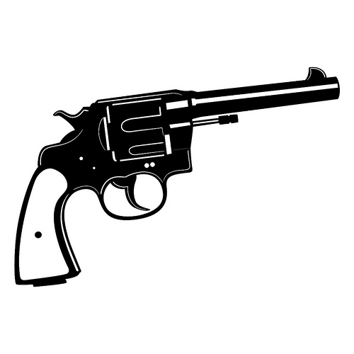 Revolver Pistol Clipart