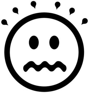 Nervous Cartoon Faces Clipart