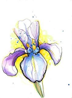 Iris Flower Tattoos | Iris Tattoo ...