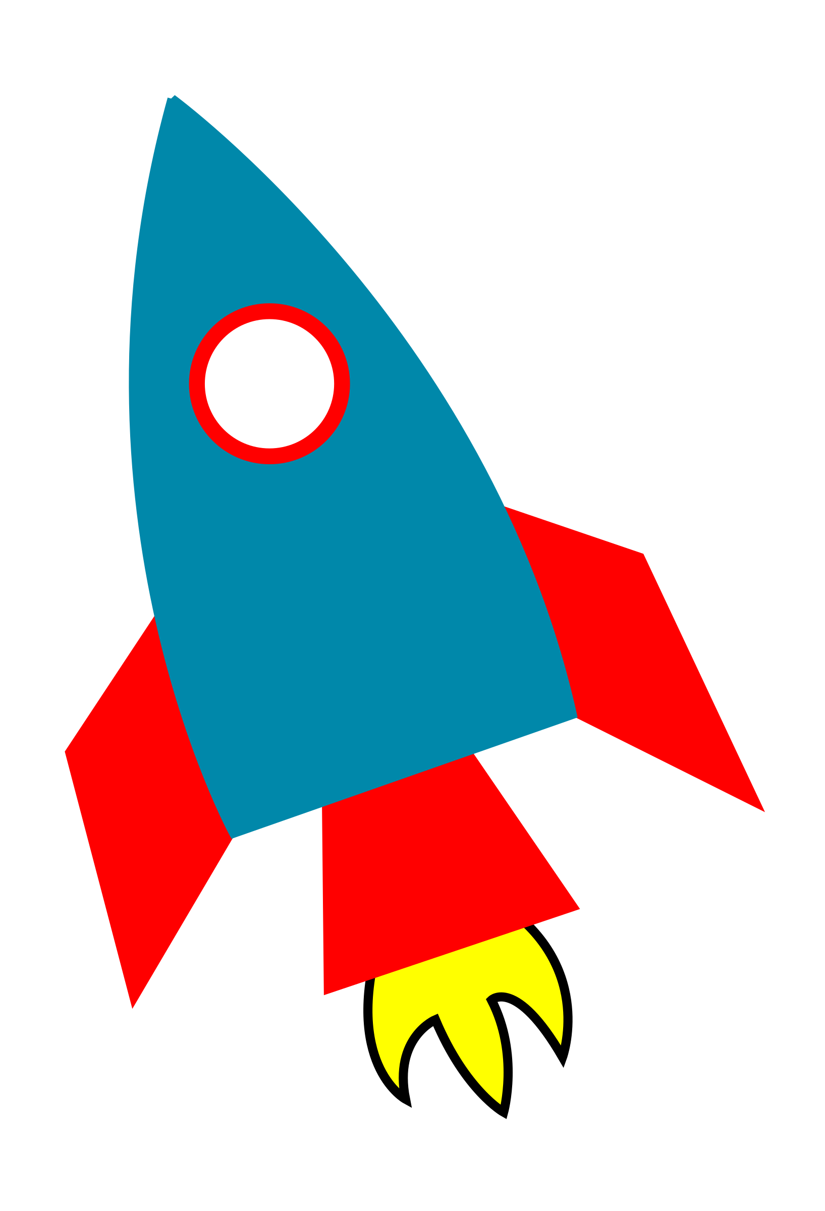Clipart - Space rocket