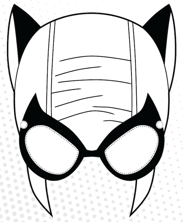 Superhero Mask Template Printables ClipArt Best