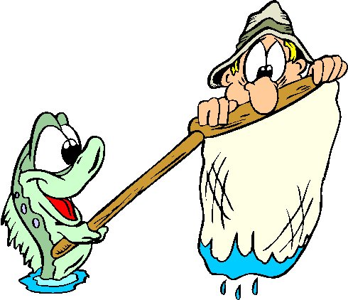 Funny Fisherman Clipart