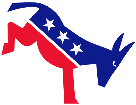 Free democratic donkey clipart