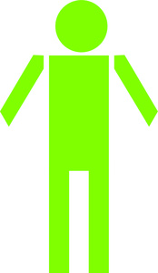 Male Clipart Image - Green Male Gender Symbol as Might Be Used on ...