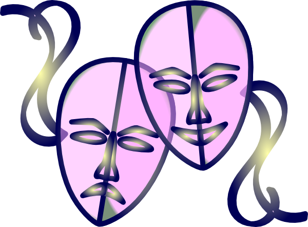 Theatrical Masks Clipart