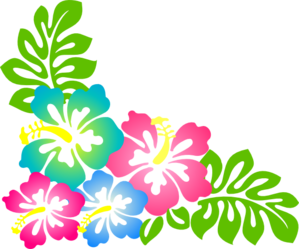 Luau Clipart Hawaiian Flowers Borderfree Luau Clip Art Clipart ...