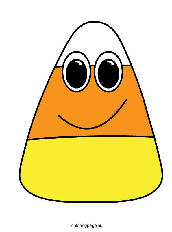 Candy corn fall candy clipart