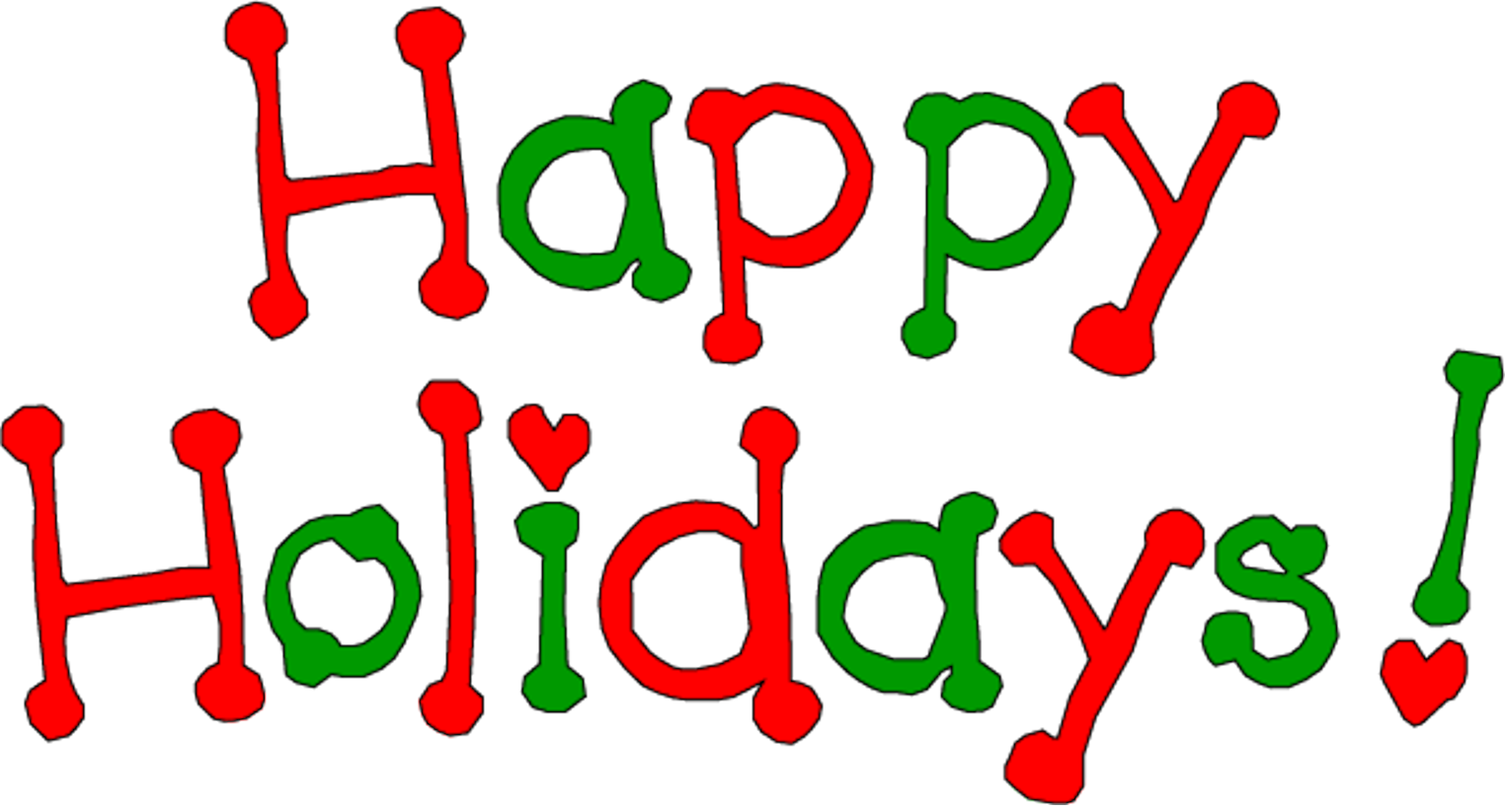 Christmas Happy Holidays Clipart