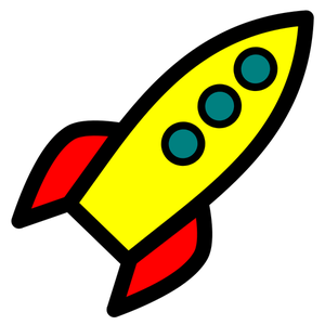 1427 free retro rocket vector | Public domain vectors