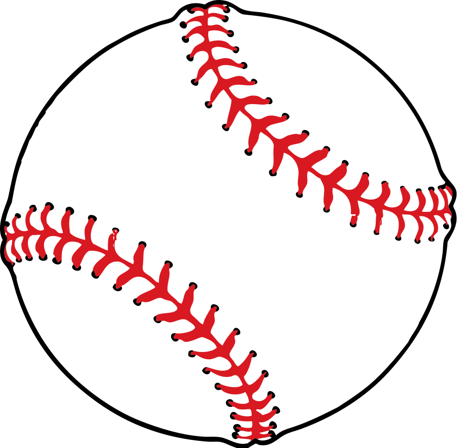 Baseball Ball Vector - Free Clipart Images