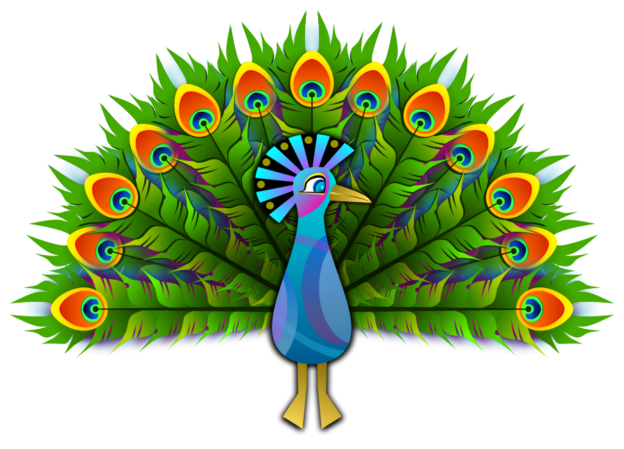 Peacock Vector Free Download - ClipArt Best