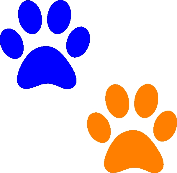 Free clipart dog paw