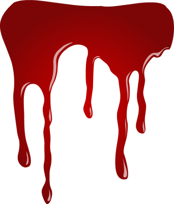 Blood dripping clipart