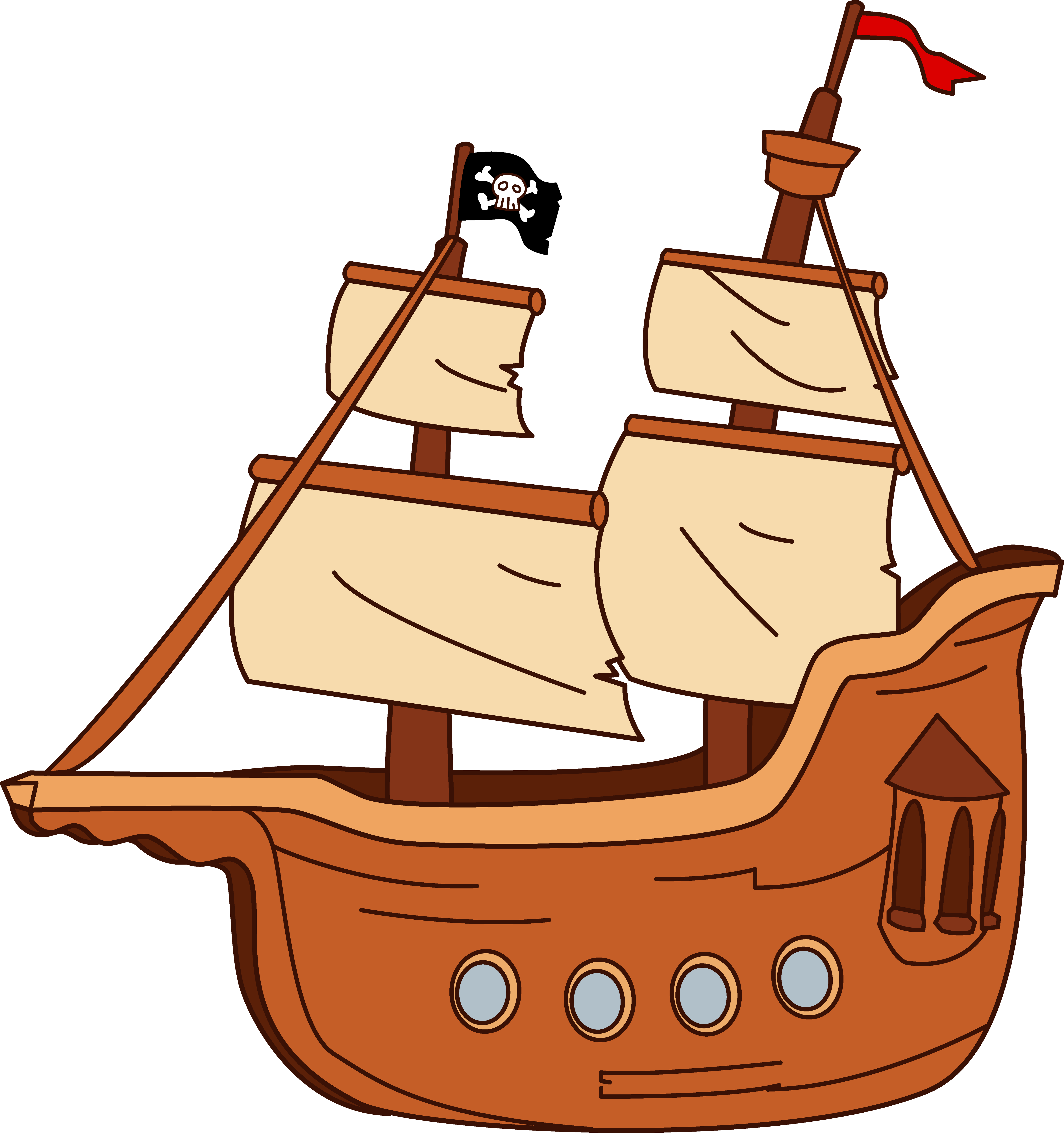 Pirate Ships Clipart Clipart Best
