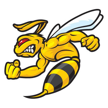 Angry Hornet Clipart