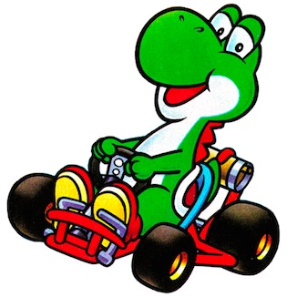 Mario Kart 8 Yoshi - ClipArt Best