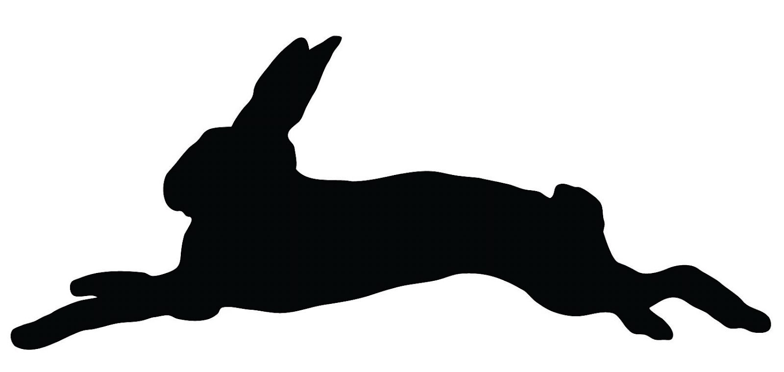 Sillouette Jack Rabbit Clip Art - ClipArt Best