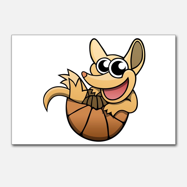 Armadillo Cartoon Postcards | Armadillo Cartoon Post Card Design ...