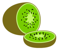 Kiwi clip art Free Vector - Food & Drink Vectors | DeluxeVectors.com