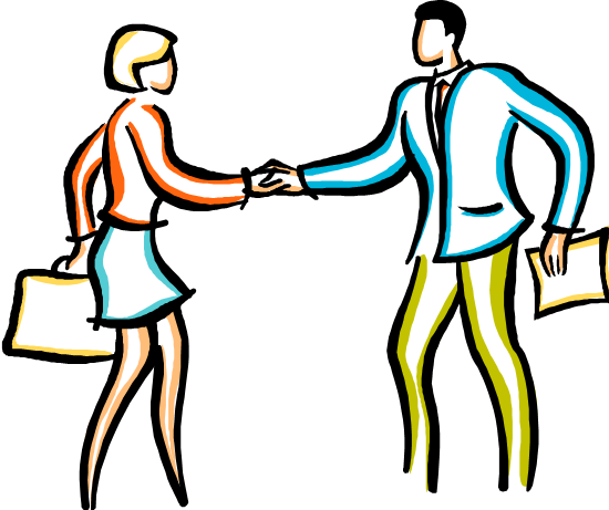 Clipart of people shaking hands - ClipartFox