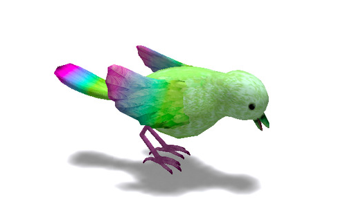 Bird Animation in SL: A Short Video - The LOLO Pet Shop in Second Life