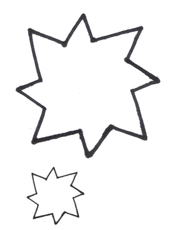 Star shape clip art