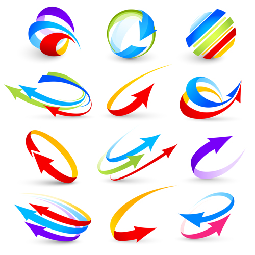 Logo of Arrows design vector 05 - Vector Logo free download