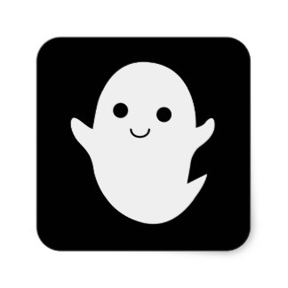 Cute Little Ghost Stickers | Zazzle