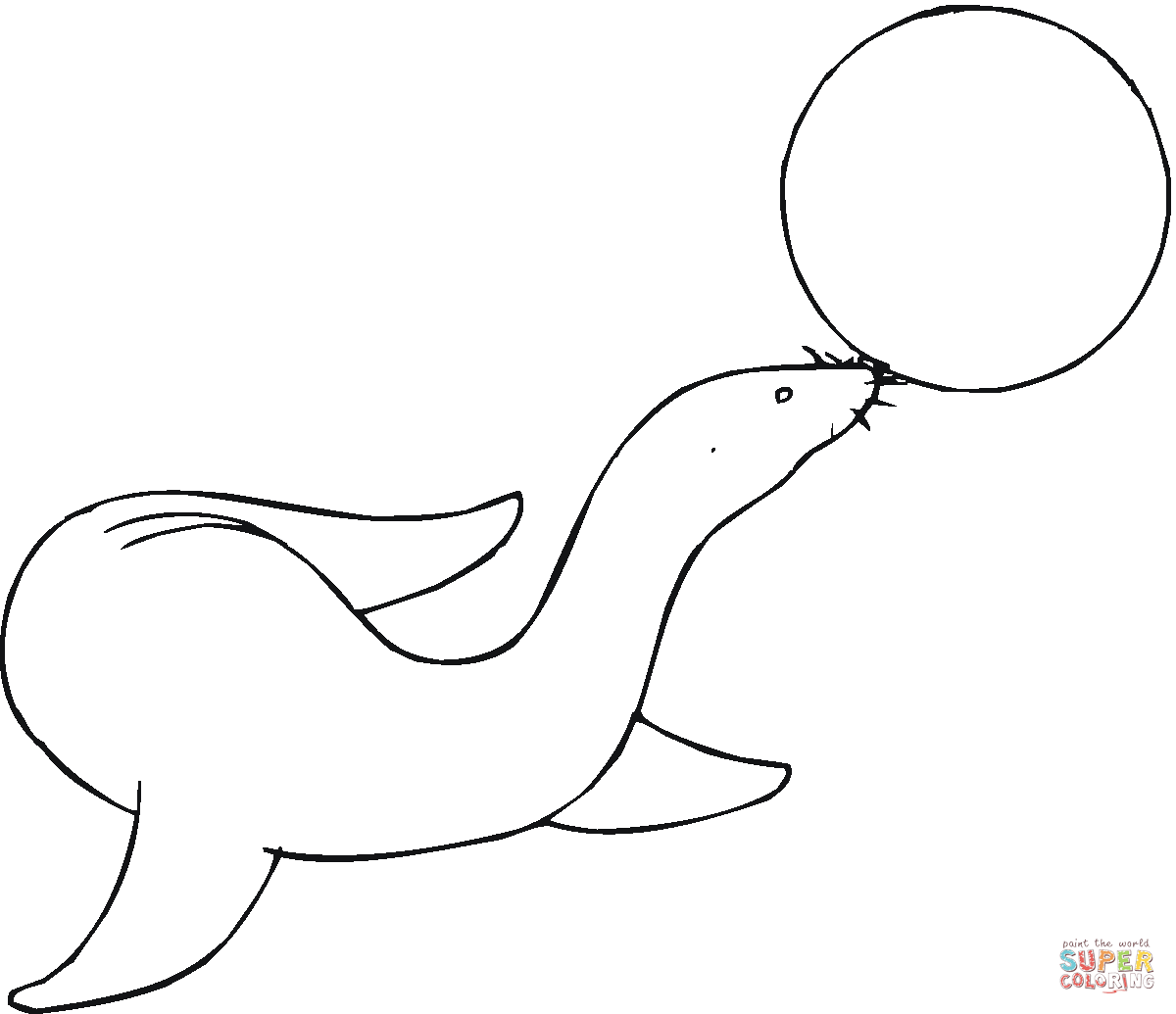 Sea lions coloring pages | Free Coloring Pages