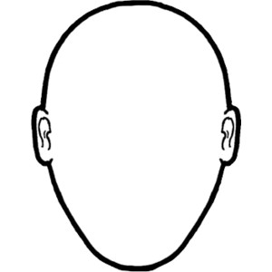 Head outline clipart