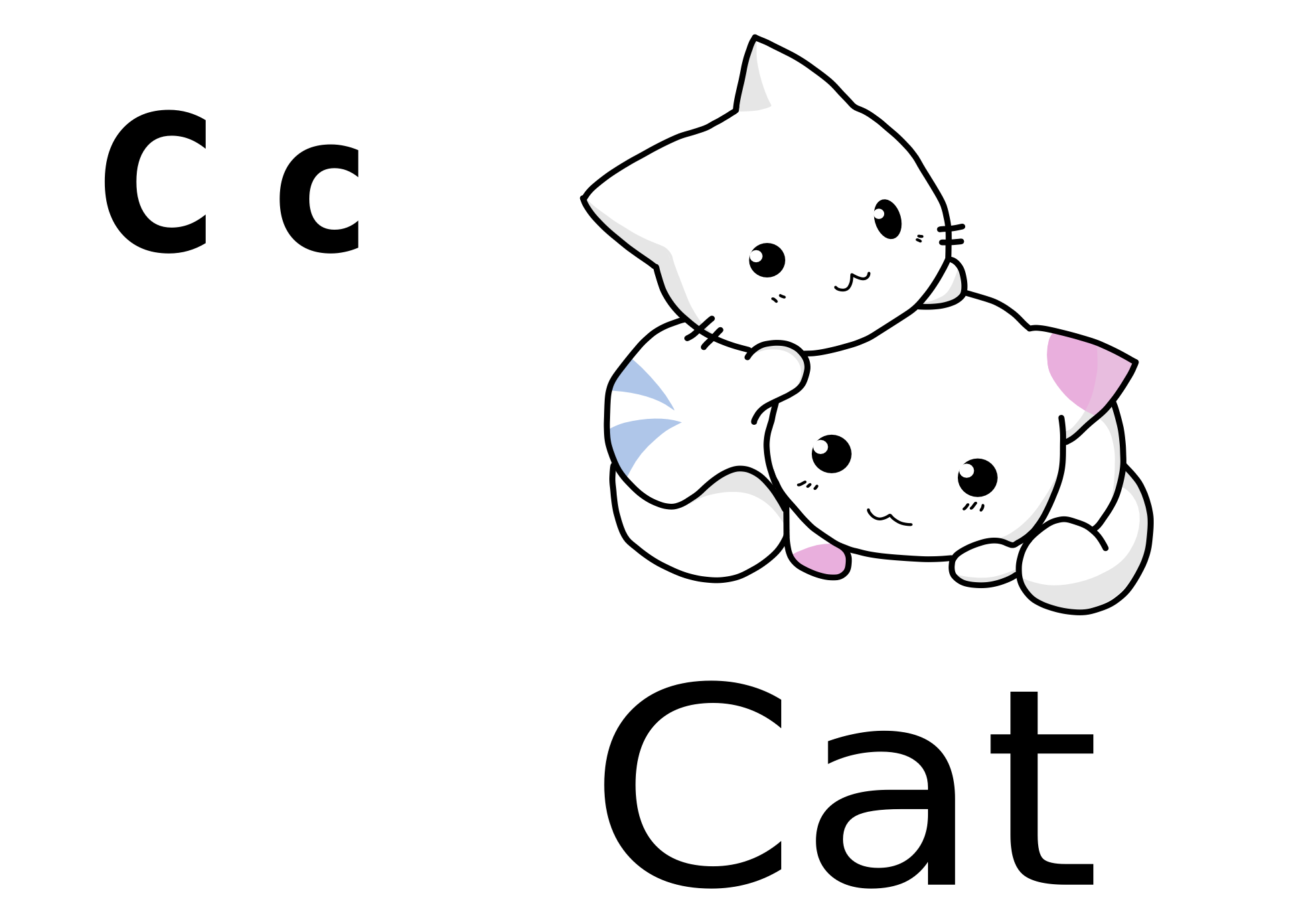 White Kitten Clipart