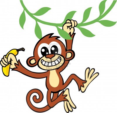 Swinging Monkey Clipart