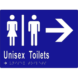 ML16211 Unisex Toilets - Braille