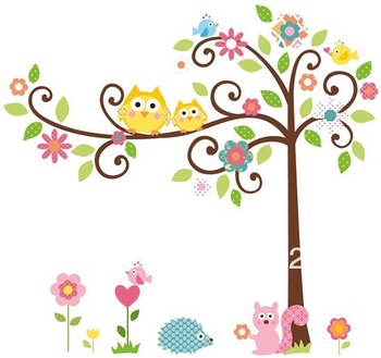 Free-Shipping-Cute-Owl-Scroll- ...