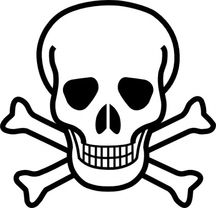 Skull And Crossbones clip art - Download free Other vectors