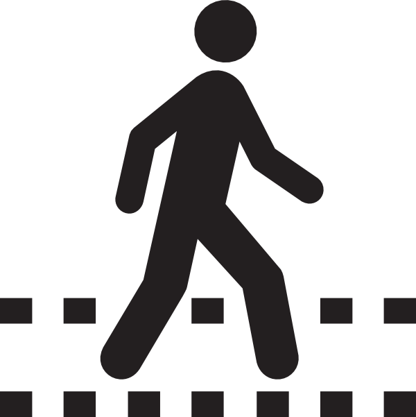 Pedestrian Blank Clip Art - vector clip art online ...