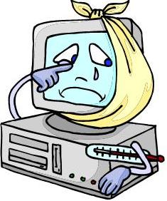 Sick Computer - ClipArt Best