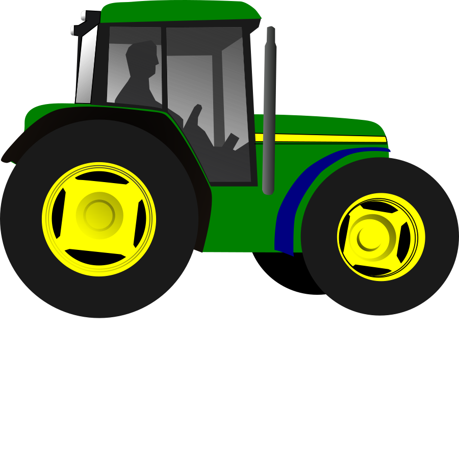 Little Green Tractor large 900pixel clipart, Little Green Tractor ...