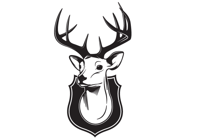 Deer Mount Clipart