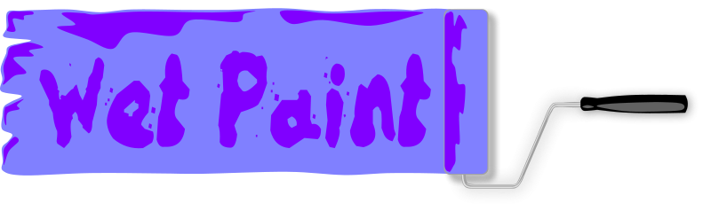 Free Clipart: Wet Paint Sign | Symbol