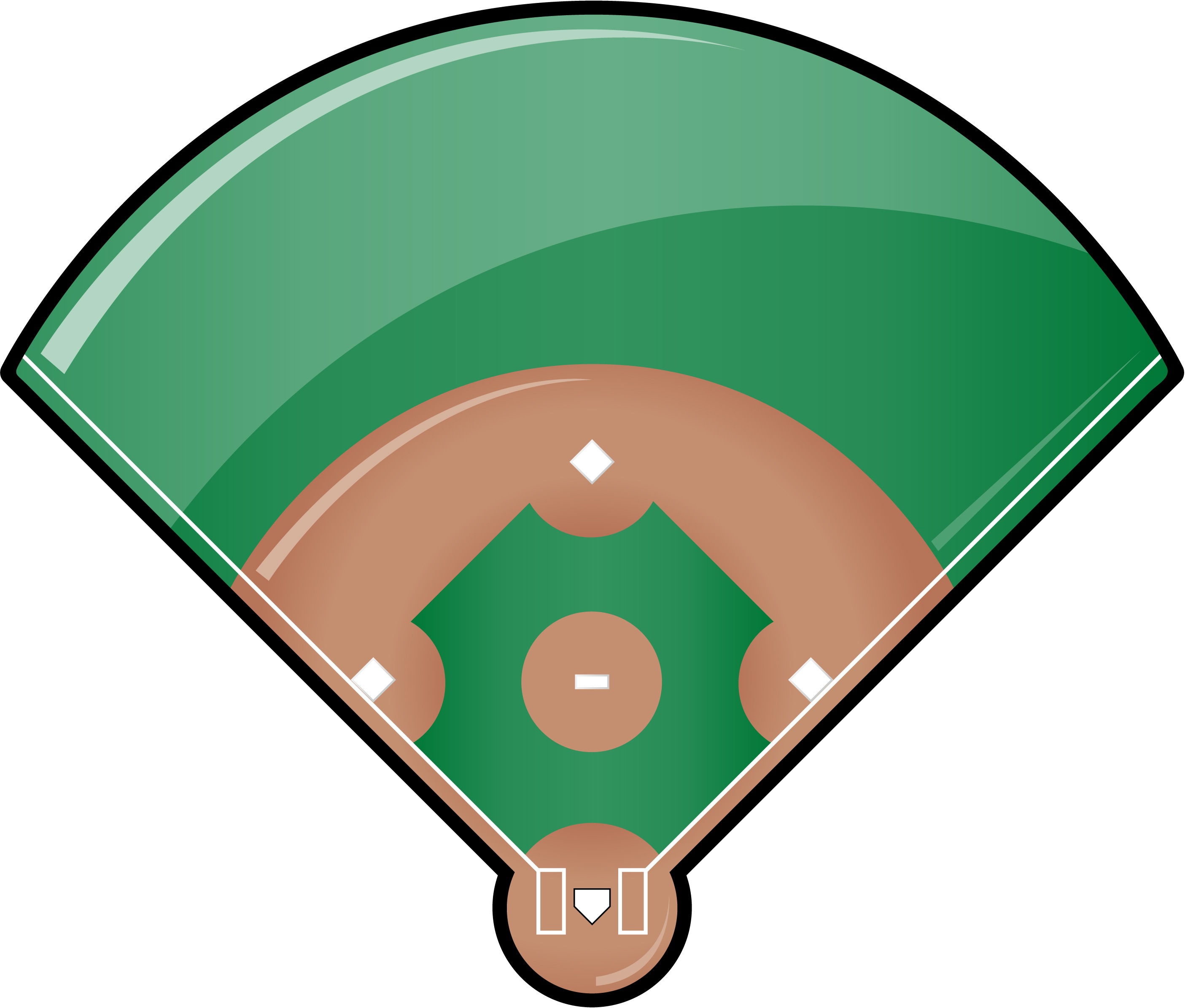 Baseball Field Diagram For Kids ClipArt Best