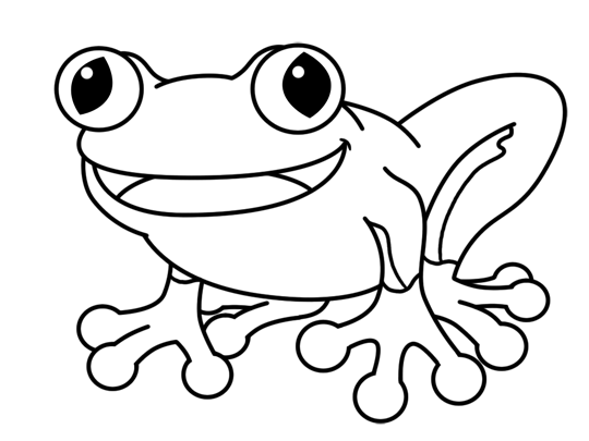 Tree Frog Drawing - Free Clipart Images