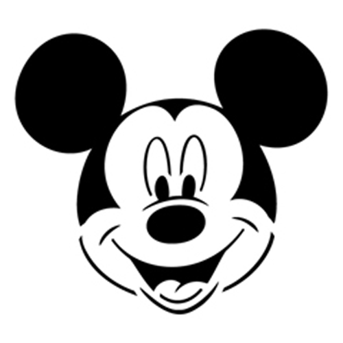 Printable Mickey Mouse Head