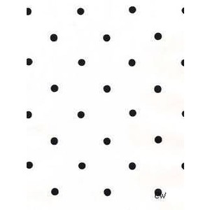 Black and White Polka Dots Wallcovering - Wallcoverings, Art ...