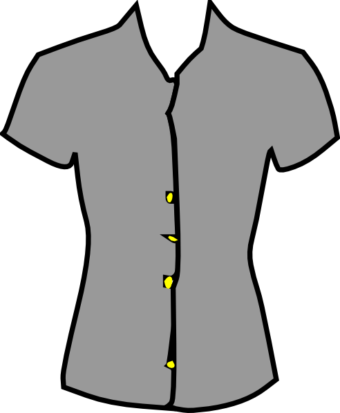 Womens Dress Shirt Clipart