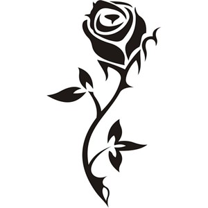 tatuajes de rosas tribales | Tatuajes Imagen