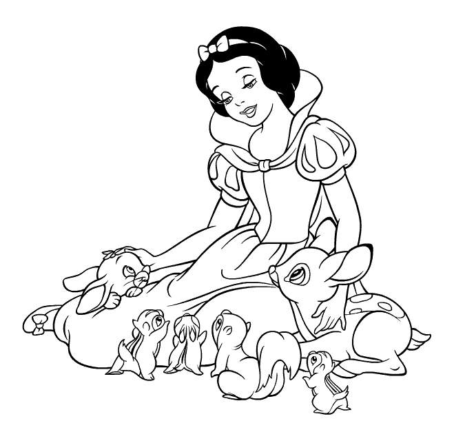 semua princess Colouring Pages