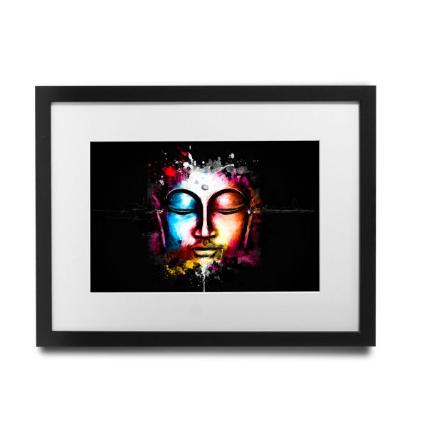 Buy Shaildha's Water Colour Painting Print Of Buddha Face Online ...